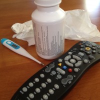 Rest, Fluids, and TDS TV sick day 4