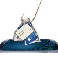 Consumer Alert: new phishing scam uses fake virus warnings Concept of hacking or phishing with malware program