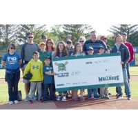 TDS donates $950 to JDRF for stolen bases JDRF_check_sq