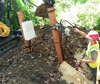 Broadband work underway in Walker County, Alabama Verona Fritz Road (30)