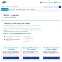 New webpage is a one stop shop for TDS TV updates Tvupdates screen shot_sm