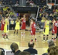 U-14 girls basketball teams can play at the Kohl Center™! Wisconsin_vs._Michigan_women's_basketball_2013_29_(second_half_action)